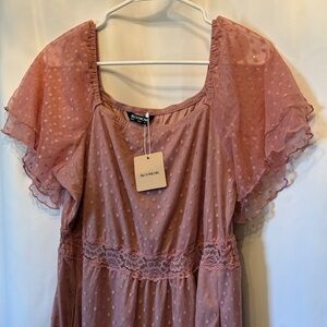 BloomChic Pink Maxi Dress